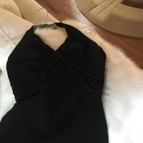 Jones New York Black Halter Cocktail Dress - Picture 2 of 6